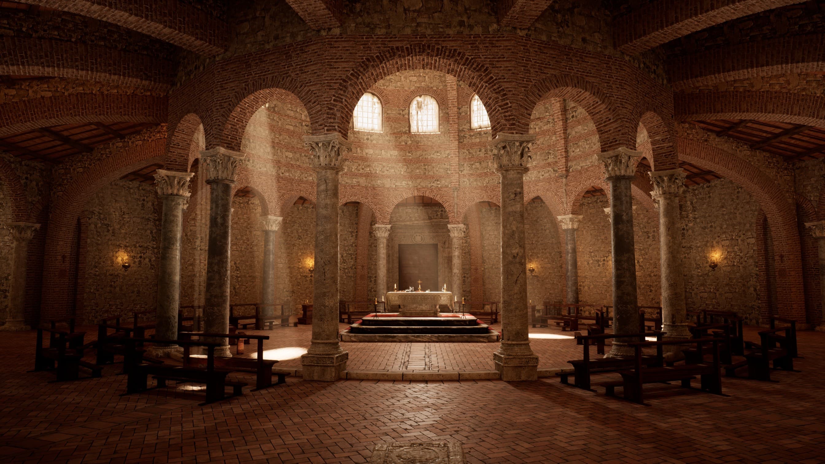 Romanesque Medieval Church