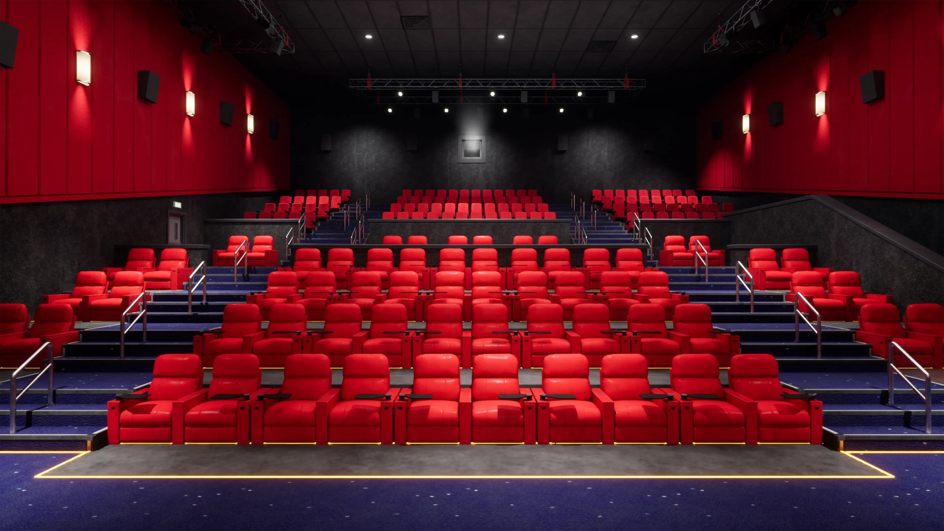 Movie Theatre Scene with Foyer